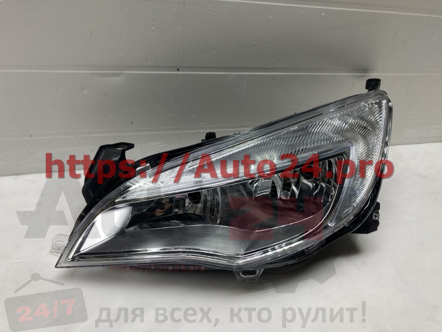 ФАРА ЛЕВАЯ хром с электрокорректором OPEL ASTRA J 2010-2013