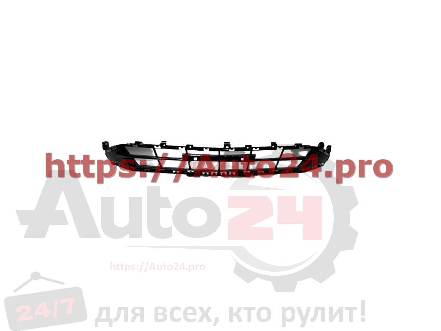 РЕШЕТКА В БАМПЕР ПЕРЕДНИЙ RS ГЛЯНЦЕВАЯ CHEVROLET EQUINOX 2021-2024